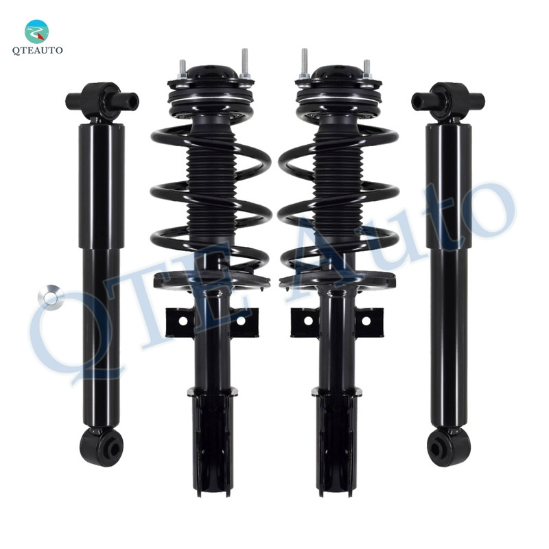 Set 4 Front Quick Complete Strut-Coil Spring-Rear Shock For 2009-2012 Chevrolet Traverse V6