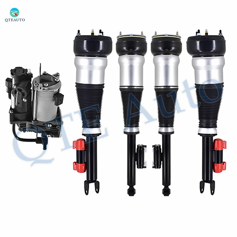 Full Set Air Suspension Compressor Pump-Front-Rear Air Airmatic Suspension Spring Strut For 2018-2020 Mercedes-Benz S560