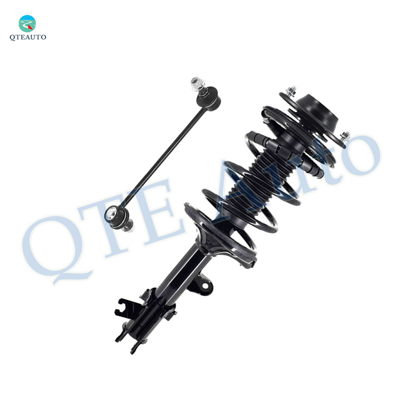 Front Left Sway Bar Link-Quick Complete Strut-Coil Spring Assembly For 2005-2009 Hyundai Tucson