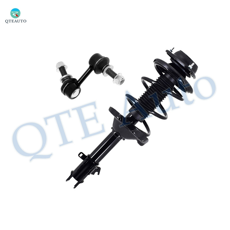 Front Left Sway Bar Link-Quick Complete Strut-Coil Spring Assembly For 2010-2012 Subaru Outback