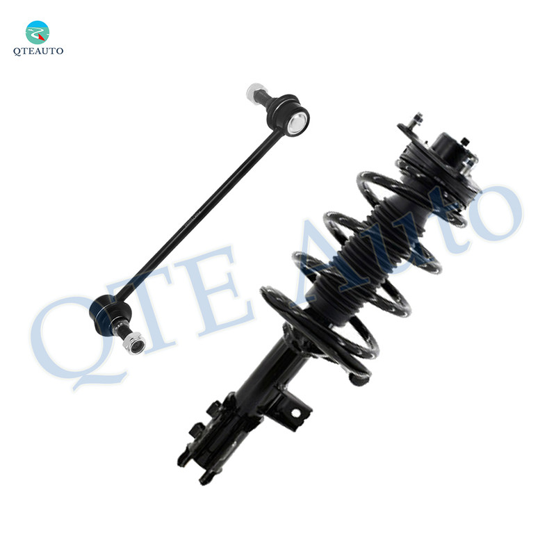 Front Left Sway Bar Link-Quick Complete Strut-Coil Spring Assembly For 2010-2013 KIA Forte Koup