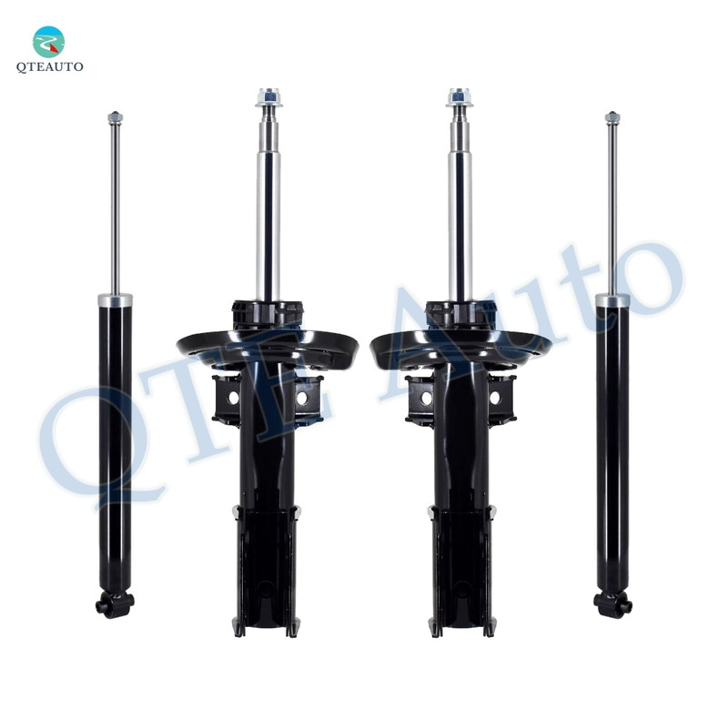 Set of 4 Front Suspension Strut-Rear Shock For 2008-2014 Mercedes-Benz C350 AWD