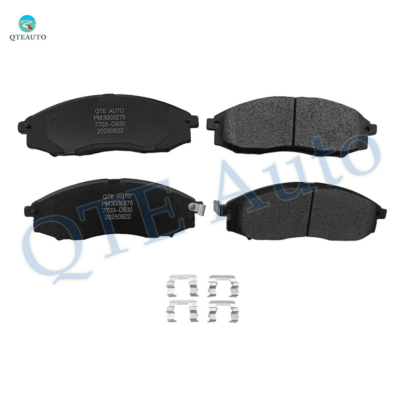 Front Ceramic Brake Pad Kit For 2000-2004 Nissan Xterra