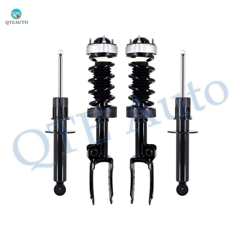 Set of 4 Front Quick Complete Strut-Coil Spring-Rear Strut For 2011-2018 Porsche Cayenne