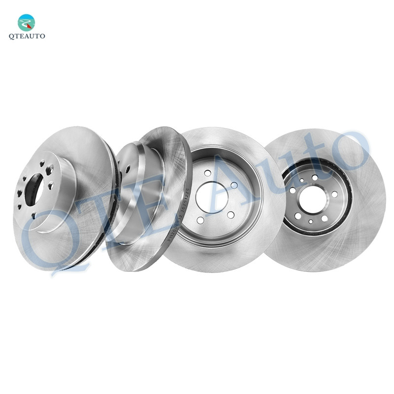 Set of 4 Front 316mm-Rear 285mm Brake Disc Rotors For 1998-2002 Ford Crown Victoria