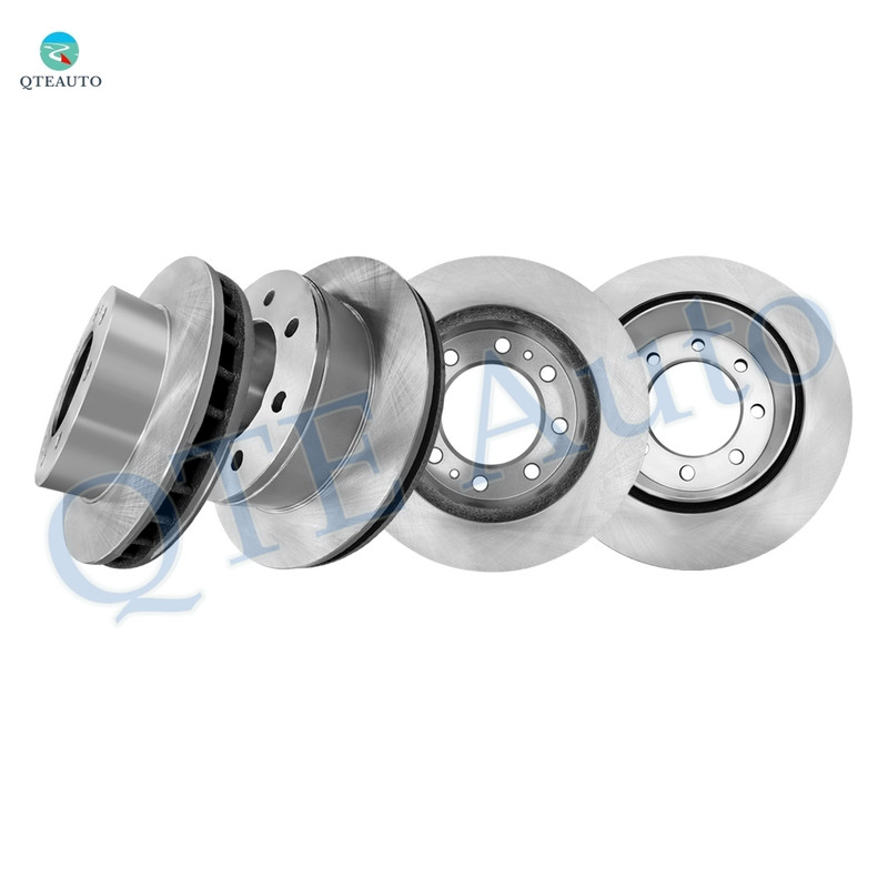 Set of 4 Front 325mm-Rear 330mm Brake Disc Rotors For 2001-2006 2008-2013 Chevrolet Suburban 2500