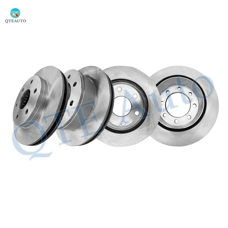 Set of 4 Front 305mm-Rear 330mm Brake Disc Rotors For 2003-2005 GMC Savana 2500