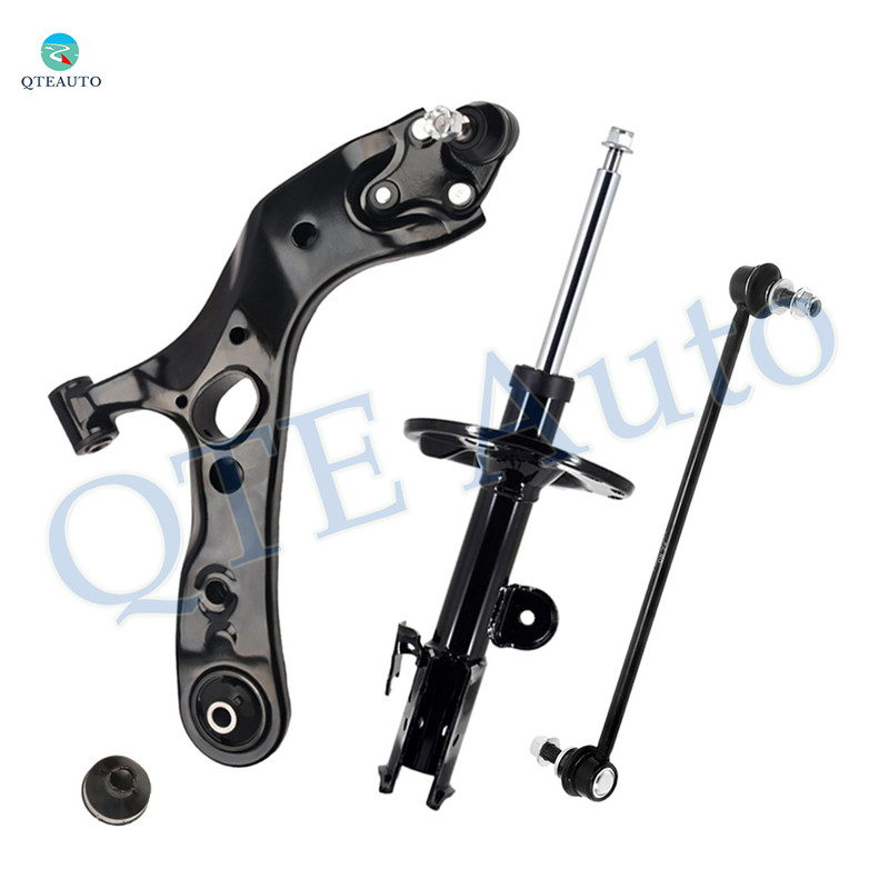 Set of 3 Front Right Lower Control Arm Ball Joint-Sway Bar Link-Suspension Strut Assembly For 2015-2017 Lexus NX200T