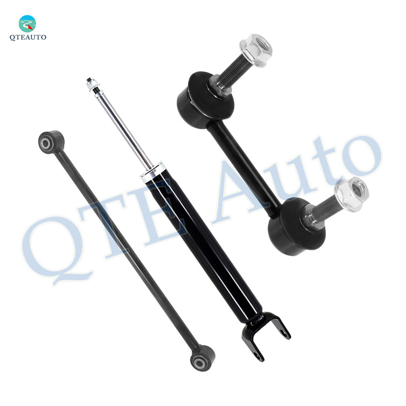 Set of 3 Rear Lower Rearward Control Arm-Sway Bar Link-Shock Absorber For 2011-2019 Jeep Grand Cherokee
