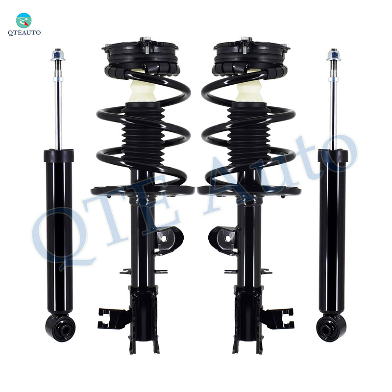 Set 4 Front Quick Complete Strut-Coil Spring-Rear Shock For 2014-2020 Nissan Pathfinder FWD