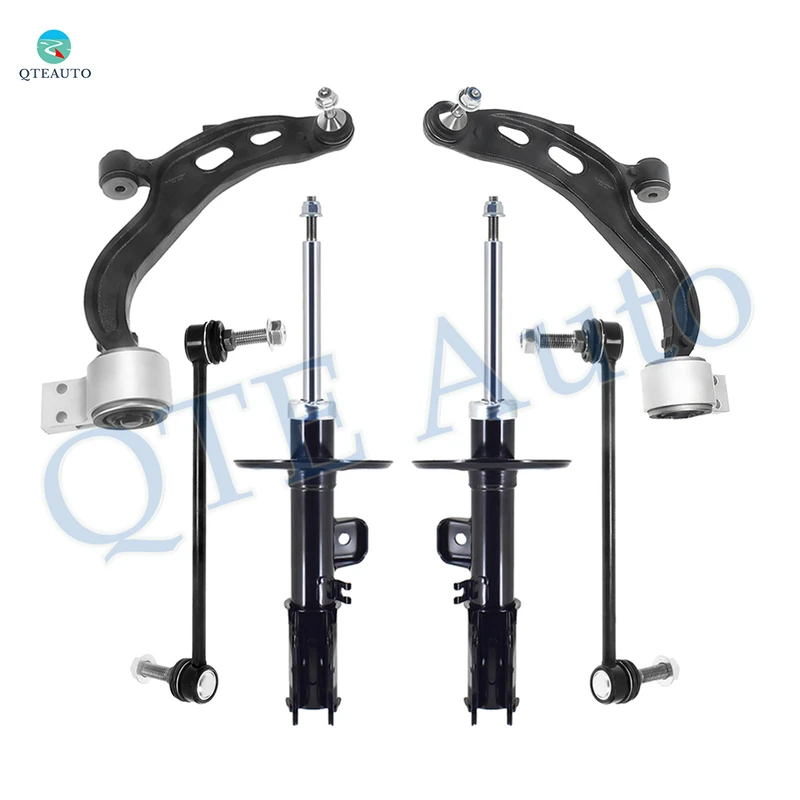 Set of 6 Front Lower Control Arm Ball Joint-Sway Bar Link-Suspension Strut Assembly For 2013-2015 Ford Flex