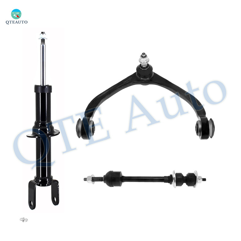 Set of 3 Front Upper Control Arm Ball Joint-Sway Bar Link-Suspension Strut Assembly For 2010 Dodge Dakota