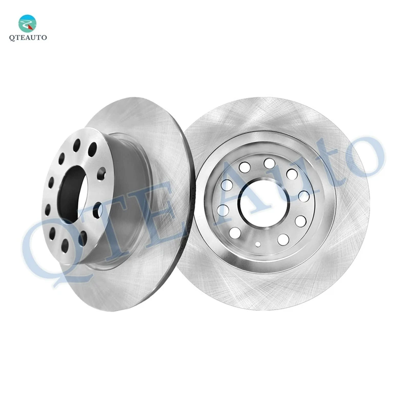 Rear 253mm Brake Disc Rotors For 2010-2016 Volkswagen Golf