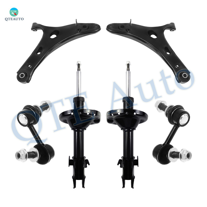 Set of 6 Front Lower Control Arm Ball Joint-Sway Bar Link-Suspension Strut Assembly For 2014-2016 Subaru Forester