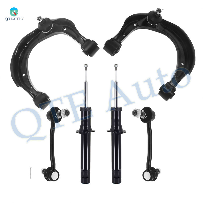 Set of 6 Front Upper Control Arm Ball Joint-Sway Bar Link-Suspension Strut Assembly For 2006-2011 Hyundai Azera