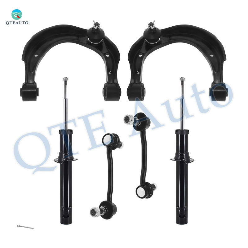 Set of 6 Front Upper Control Arm Ball Joint-Sway Bar Link-Suspension Strut Assembly For 2006-2008 Hyundai Sonata