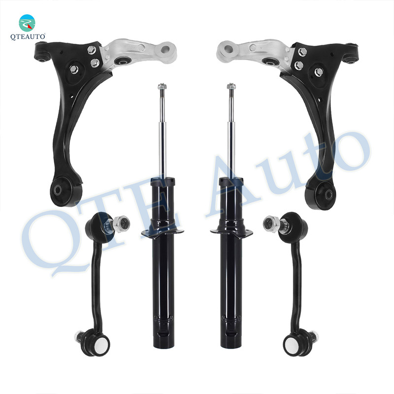 Set of 6 Front Lower Control Arm-Sway Bar Link-Suspension Strut Assembly For 2006-2008 Hyundai Sonata