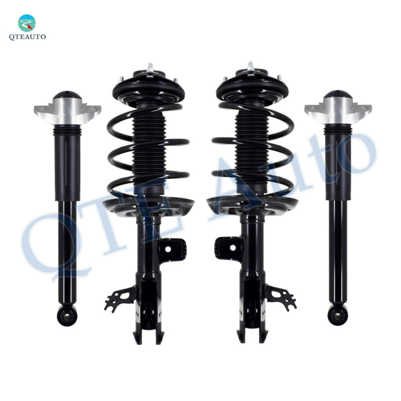 Set of 4 Front Quick Complete Strut-Coil Spring Assembly-Rear Complete Shock Absorber Kit For 2018-2024 Toyota Camry