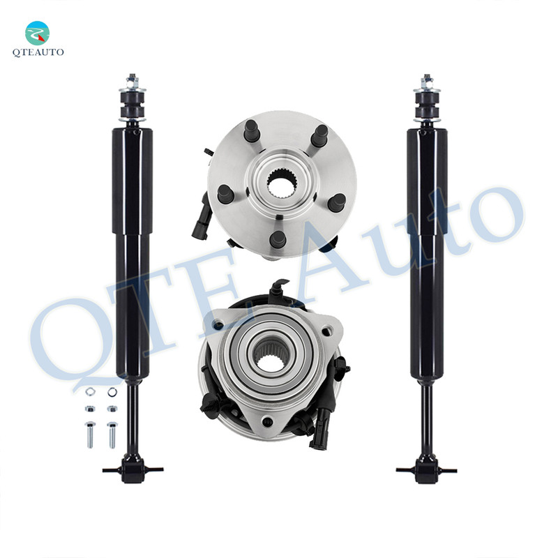 Set of 4 Front Shock Absorber-Wheel Hub Bearing Assembly For 2003-2005 Ford Explorer Sport Trac