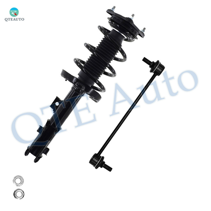Front Right Sway Bar Link-Quick Complete Strut-Coil Spring Assembly For 2015-2019 KIA Soul EV