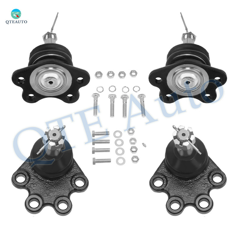 Set of 4 Front Upper and Lower Suspension Ball Joint For 1990-2005 Chevrolet Astro