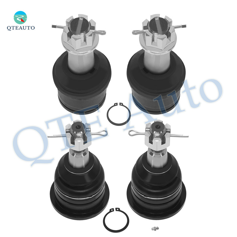 Set of 4 Front Lower and Upper Suspension Ball Joint For 2011-2013 RAM 2500 RWD