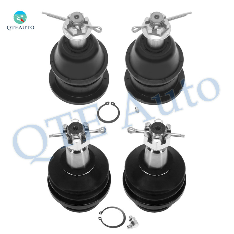 Set of 4 Front Upper and Lower Suspension Ball Joint For 2000-2006 GMC Yukon XL 1500