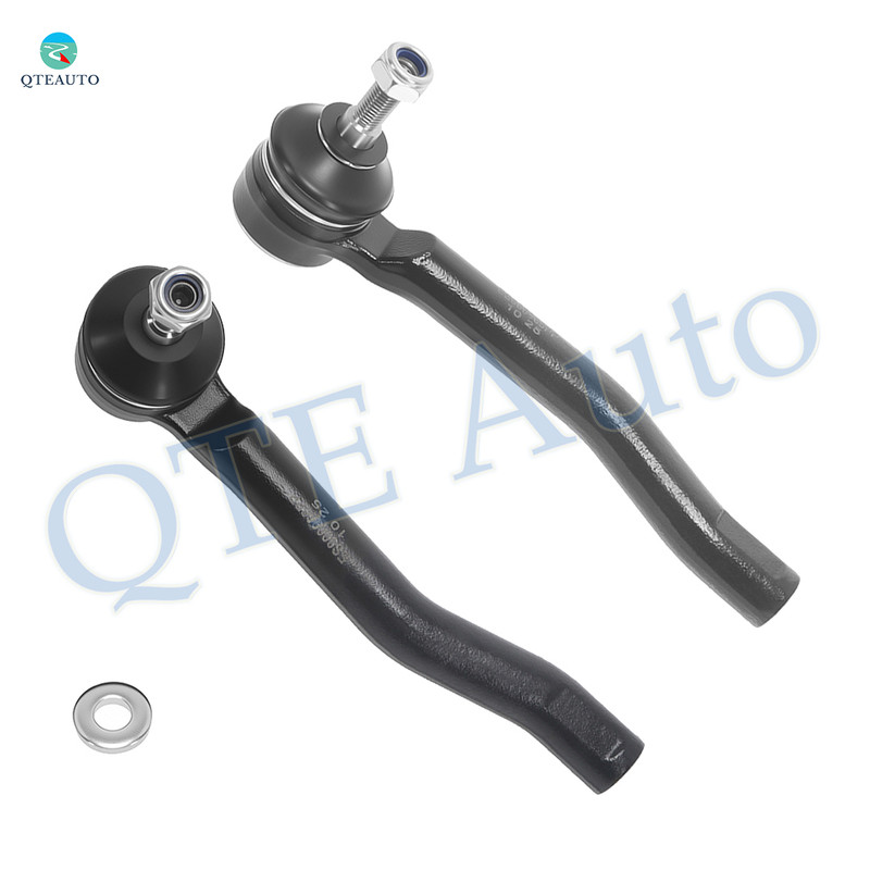 Pair of 2 Front Left-Right Outer Steering Tie Rod End For 2011-2017 Nissan Juke