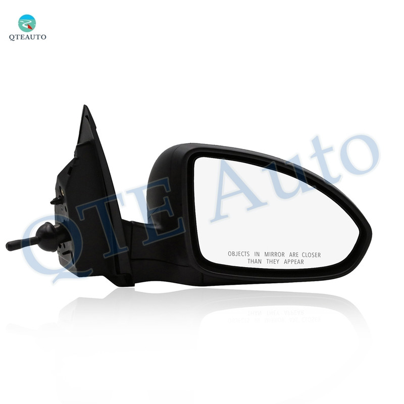 Right Passenger Side Mirror, Manual Adjust Non-Heated Textured Black Manual Folding For 2016 Chevrolet Cruze Limited No Signal Light No Blind Spot Feature No Memory