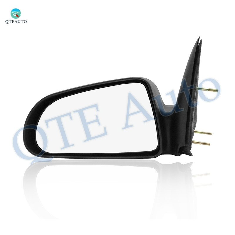 Left Driver Side Mirror, Manual Adjust Non-Heated Textured Black Non-Folding For 2011 RAM Dakota No Signal Light No Blind Spot Feature No Memory