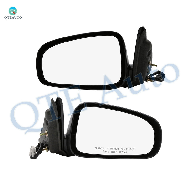 Driver & Passenger Side Mirrors, Power Adjust Non-Heated Paintable Non-Folding For 2000-2005 Chevrolet Impala No Signal Light No Blind Spot Feature No Memory