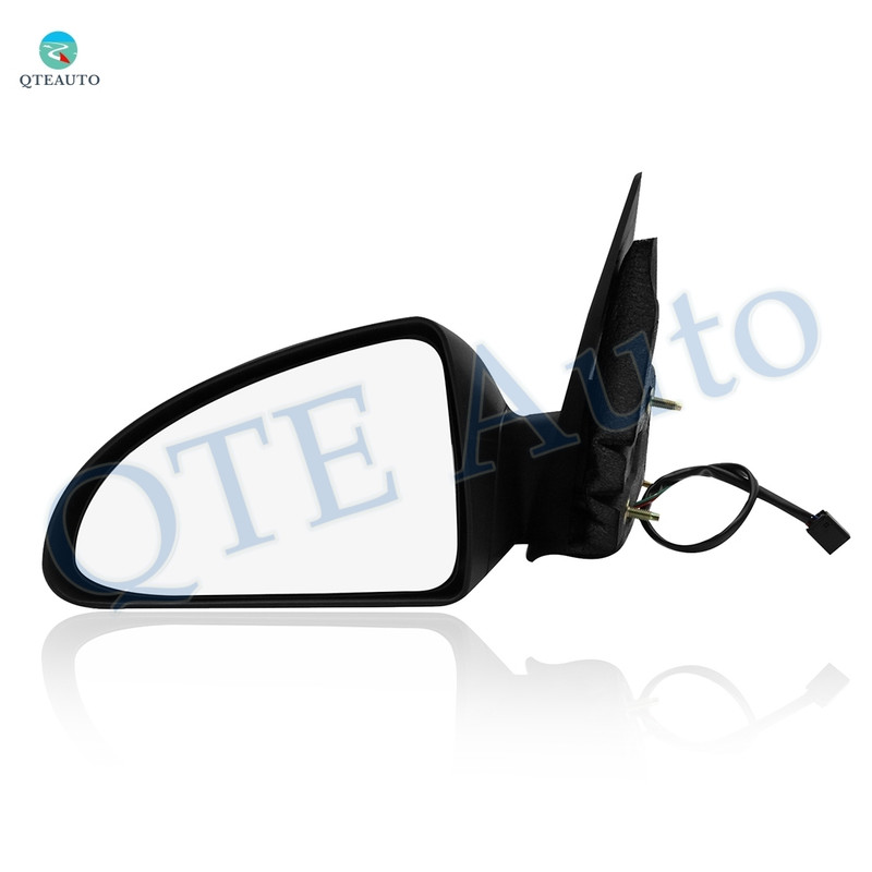LH Power Adjust Non-Heated Textured Black Manual Folding For 2004-2008 Chevrolet Malibu No Signal Light No Blind Spot Feature No Memory