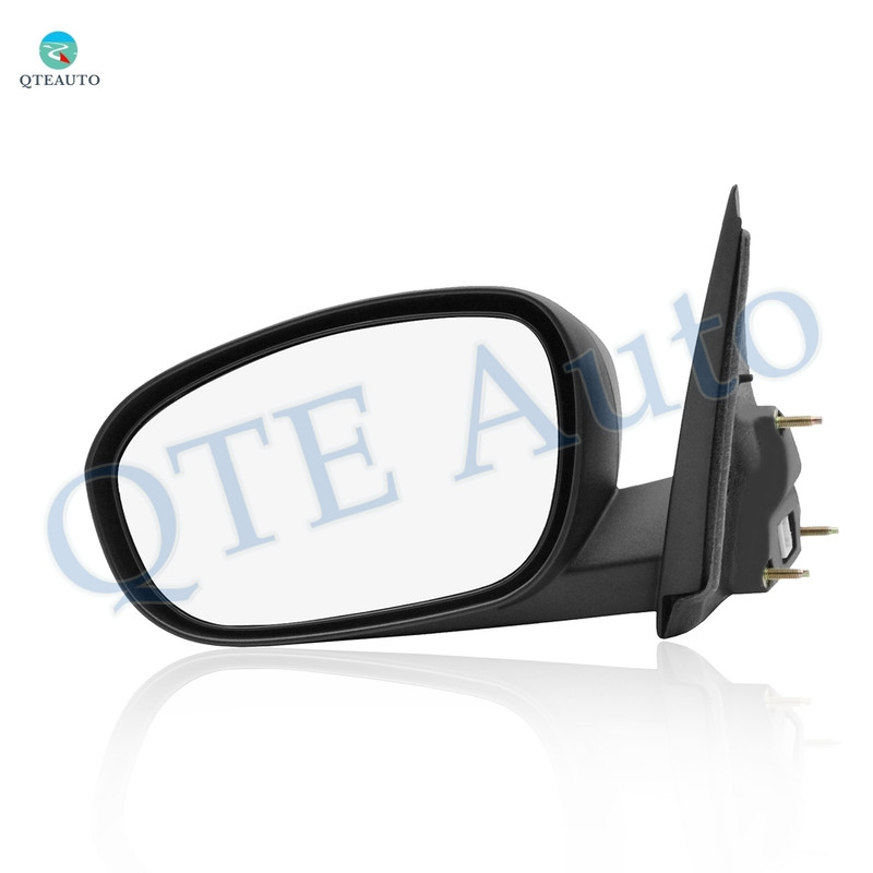 Left Driver Side Mirror, Power Adjust Heated Textured Black Non-Folding For 2006-2010 Dodge Charger No Signal Light No Blind Spot Feature No Memory