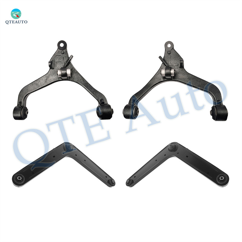 Set of 4 Front Lower Control Arm-Rear Upper Control Arm Ball Joint For 2002-2007 Jeep Liberty