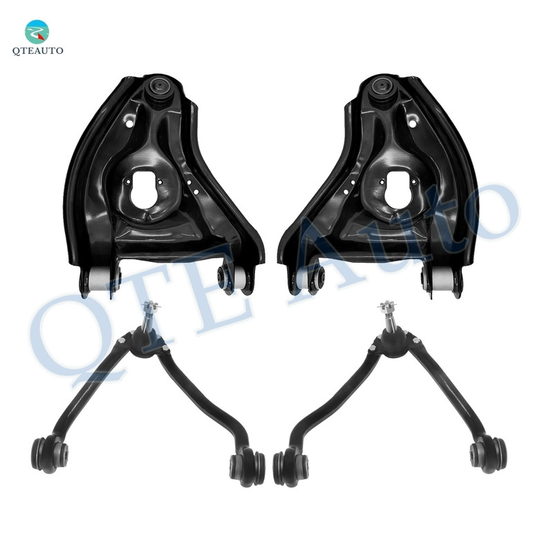 Set of 4 Front Upper and Lower Control Arm Ball Joint For 1995-1999 GMC C1500 Suburban
