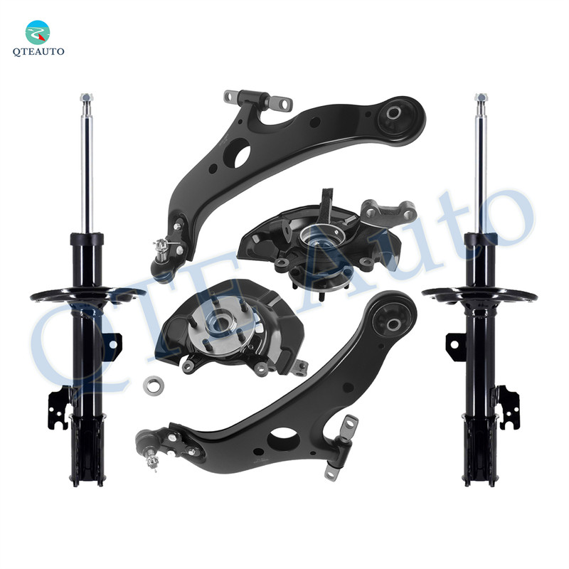 Set of 6 Front Lower Control Arm Ball Joint-Suspension Knuckle Assembly-Suspension Strut Assembly For 2007-2010 Toyota Sienna