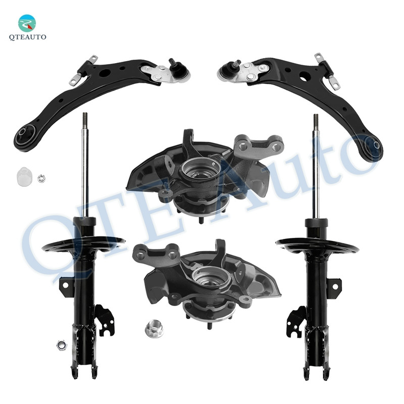 Set of 6 Front Lower Control Arm Ball Joint-Suspension Knuckle Assembly-Suspension Strut Assembly For 2009-2012 Lexus ES350 From 8/2009