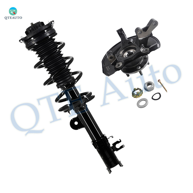 Front Right Suspension Knuckle Assembly-Quick Complete Strut-Coil Spring Assembly For 2017 Jeep Compass L4 AWD