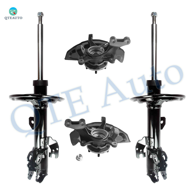 Set of 4 Front Suspension Knuckle Assembly-Suspension Strut Assembly For 2007-2009 Toyota Camry