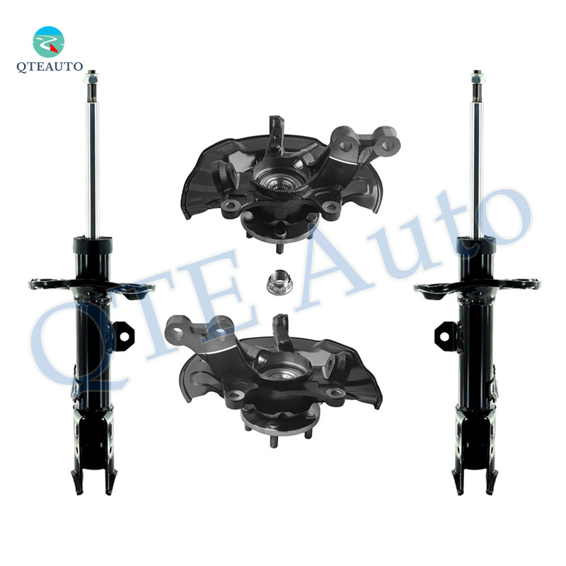 Set of 4 Front Suspension Knuckle Assembly-Suspension Strut Assembly For 2014-2017 Toyota Corolla 1.8L