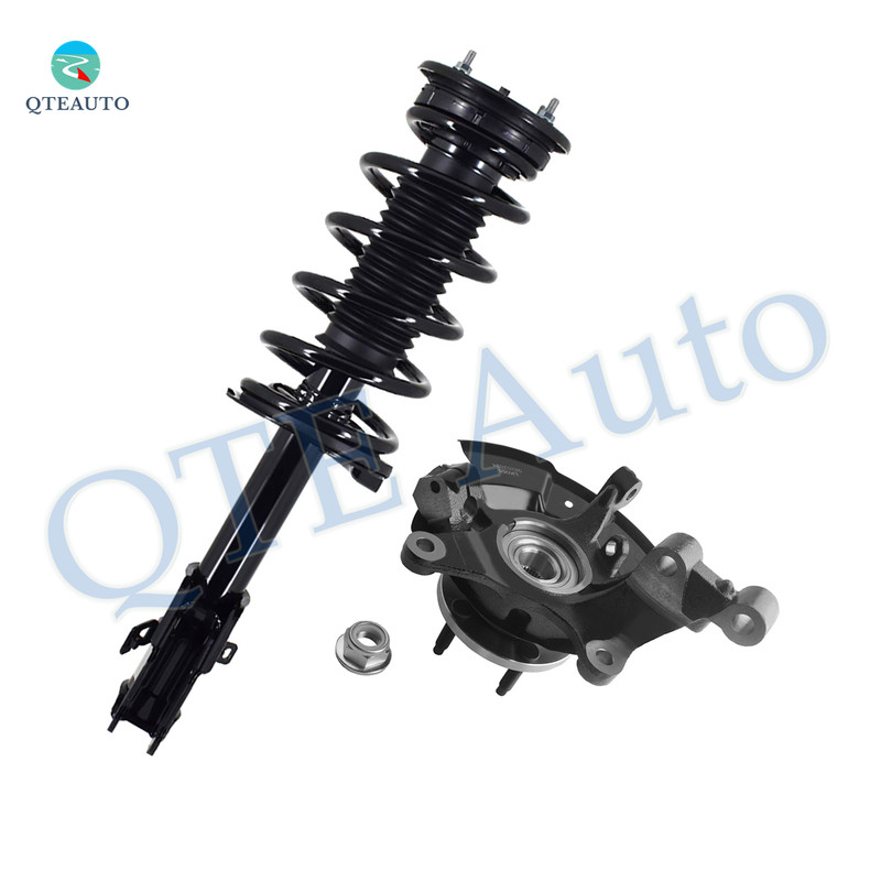 Front Left Suspension Knuckle Assembly-Quick Complete Strut-Coil Spring Assembly For 2007 2008 Ford Edge