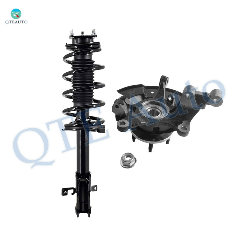 Front Left Suspension Knuckle Assembly-Quick Complete Strut-Coil Spring Assembly For 2012-2014 Ford Edge