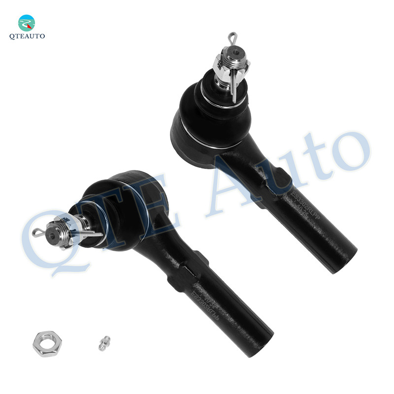 Pair of 2 Front Outer Steering Tie Rod End For 1995-1997 Ford Explorer