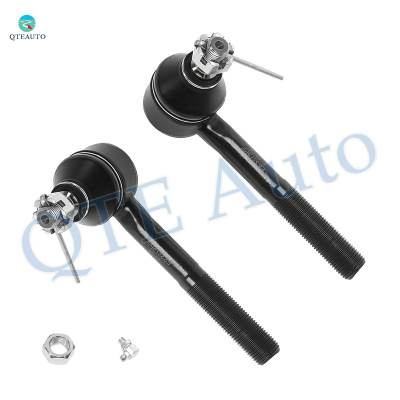 Pair of 2 Front Outer Steering Tie Rod End For 1993-1995 Nissan Pathfinder