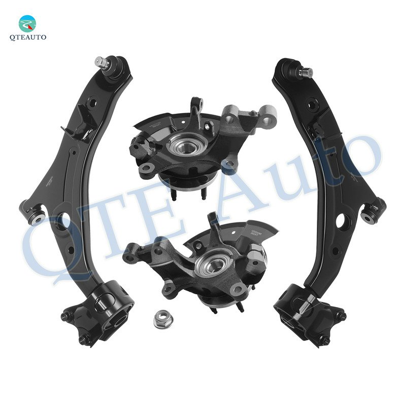 Set of 4 Front Lower Control Arm Ball Joint-Suspension Knuckle Assembly For 2007-2010 Ford Edge