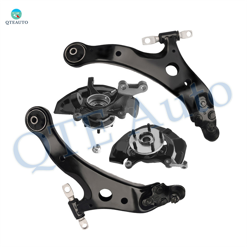 Set of 4 Front Lower Control Arm Ball Joint-Suspension Knuckle Assembly For 2007-2011 Toyota Camry V6