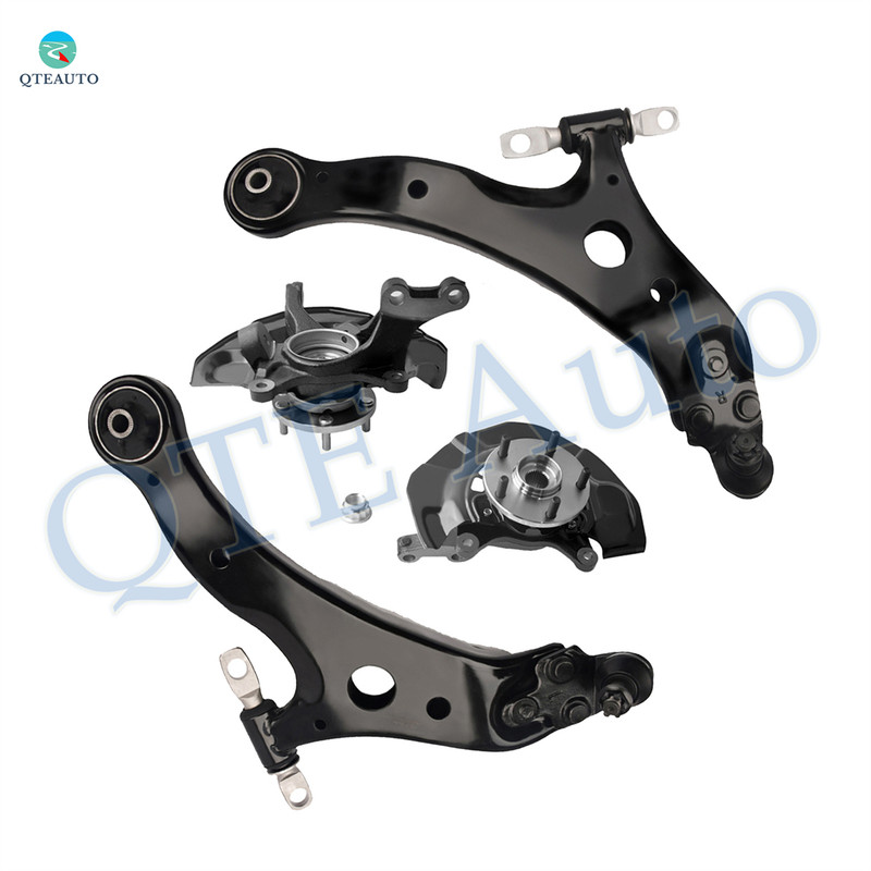 Set of 4 Front Lower Control Arm Ball Joint-Suspension Knuckle Assembly For 2007-2011 Toyota Camry Except Japan Built