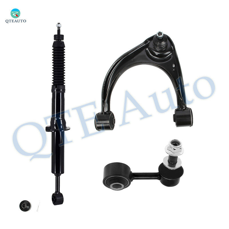 Set of 3 Front Left Upper Control Arm Ball Joint-Sway Bar Link-Suspension Strut Assembly For 2007-2019 Toyota Tundra