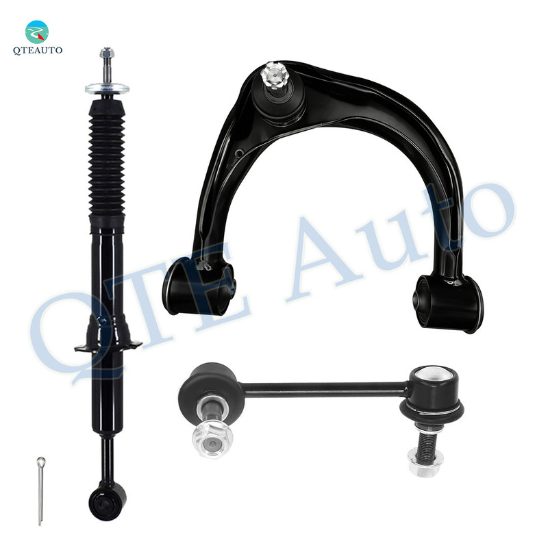 Set of 3 Front Right Upper Control Arm Ball Joint-Sway Bar Link-Suspension Strut Assembly For 2003-2009 Lexus GX470