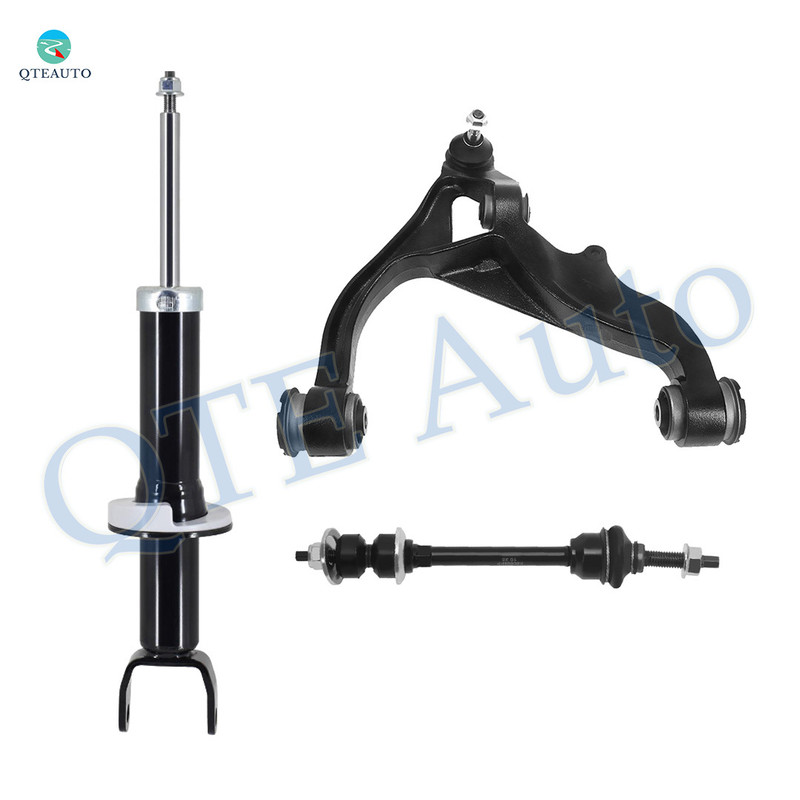 Set of 3 Front Right Lower Control Arm Ball Joint-Sway Bar Link-Suspension Strut Assembly For 2019-2022 RAM 1500 Classic
